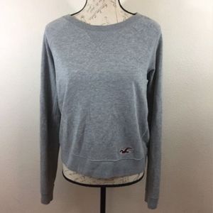 Hollister Gray Cotton Crewneck size Medium